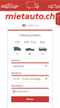 Mobile Screenshot of mietauto.ch
